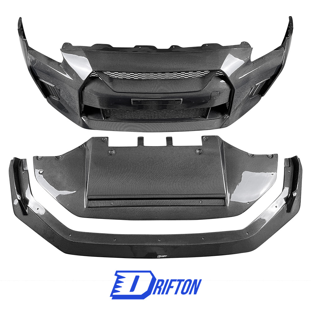 CMST Style Full Carbon Fiber Front Bumper For Nissan R35 GTR 2017-2019