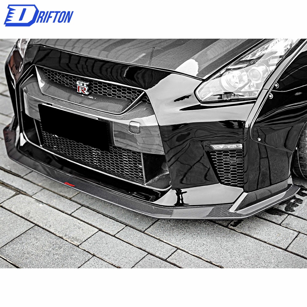 CMST Style Full Carbon Fiber Front Bumper For Nissan R35 GTR 2017-2019
