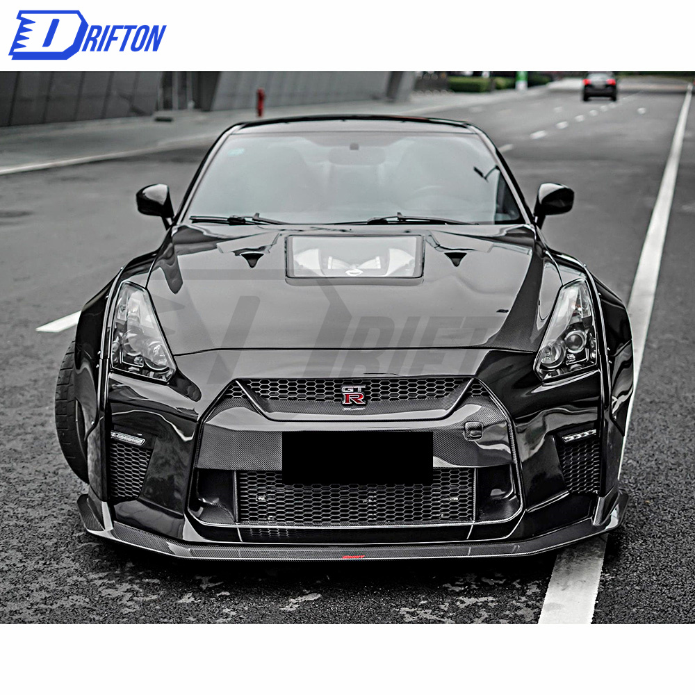 CMST Style Full Carbon Fiber Front Bumper For Nissan R35 GTR 2017-2019