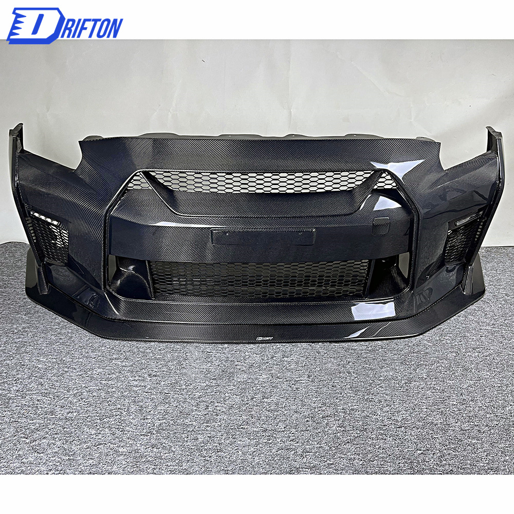 CMST Style Full Carbon Fiber Front Bumper For Nissan R35 GTR 2017-2019