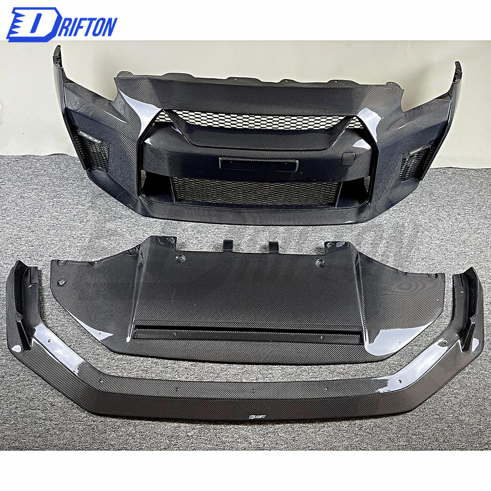 CMST Style Full Carbon Fiber Front Bumper For Nissan R35 GTR 2017-2019