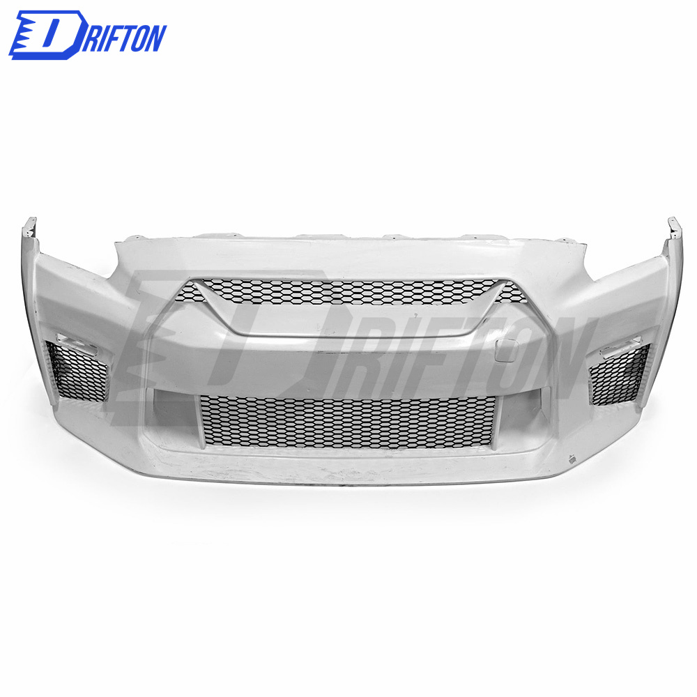 CMST V2 Style Half Carbon Fiber Front Bumper For Nissan R35 GTR 2008-2016