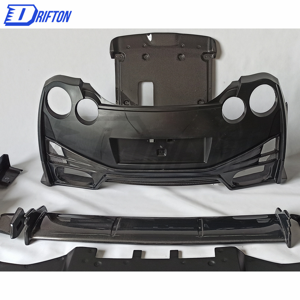 Pp Rear Bumper Nismo-Style PP & Carbon Fiber Rear Bumper For Nissan R35 GTR 2008-2016