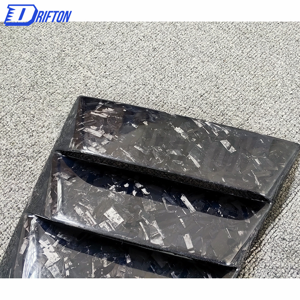 TopSecret-Style Forged Carbon Fiebr Side Window Louver FOR NISSAN R35 GTR 2008-2019