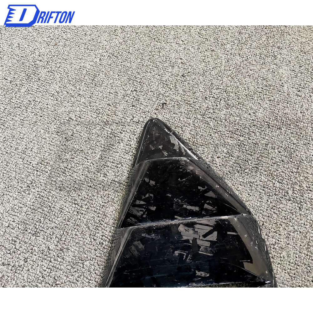 TopSecret-Style Forged Carbon Fiebr Side Window Louver FOR NISSAN R35 GTR 2008-2019