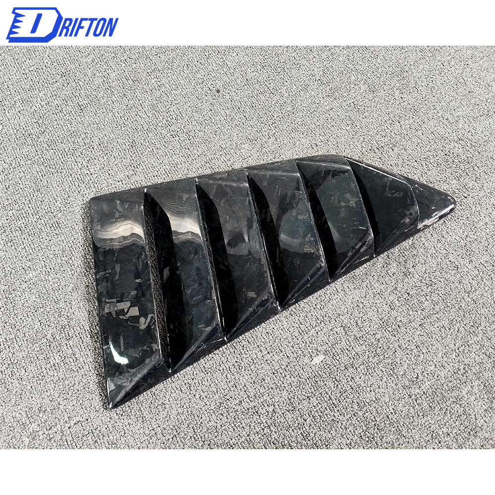 TopSecret-Style Forged Carbon Fiebr Side Window Louver FOR NISSAN R35 GTR 2008-2019