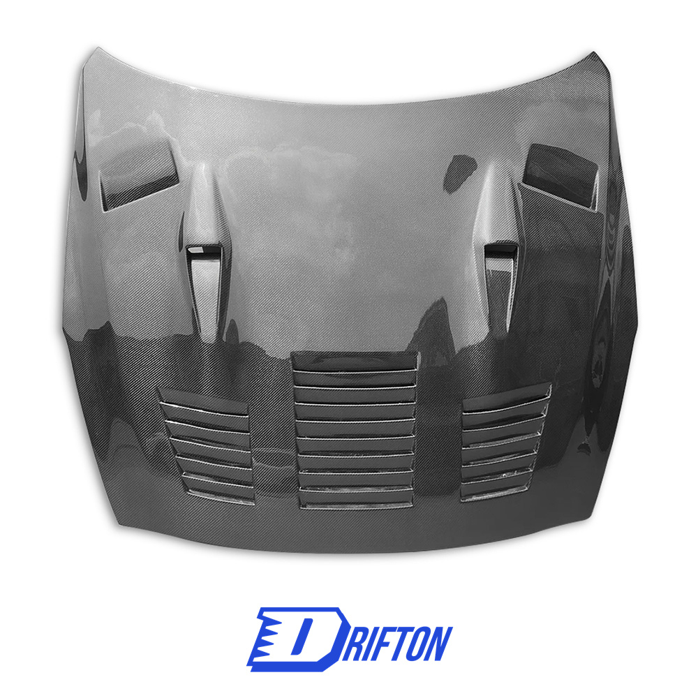 VSII Style Carbon Fiber Engine Bonnet Hood For Nissan R35 GTR 2008-2016