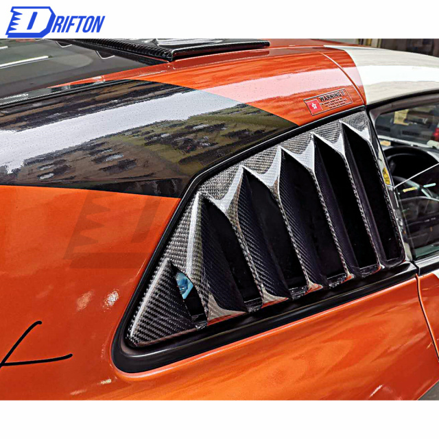 TopSecret-Style Forged Carbon Fiebr Side Window Louver FOR NISSAN R35 GTR 2008-2019