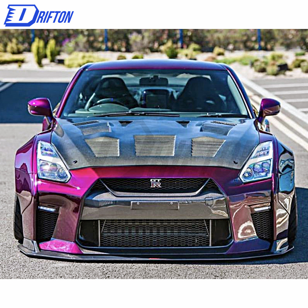 CMST Style Full Carbon Fiber Front Bumper For Nissan R35 GTR 2008-2016