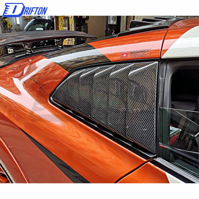 TopSecret-Style Forged Carbon Fiebr Side Window Louver FOR NISSAN R35 GTR 2008-2019