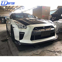 17Ver.Varis-Style Double Side Carbon Fiber Cooling Hood For Nissan R35 GTR 2017-2019