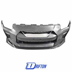 2017 Ver.-Style PP Front Bumper With TS Style Carbon Fiber Front Lip For Nissan R35 GTR 2017-2019