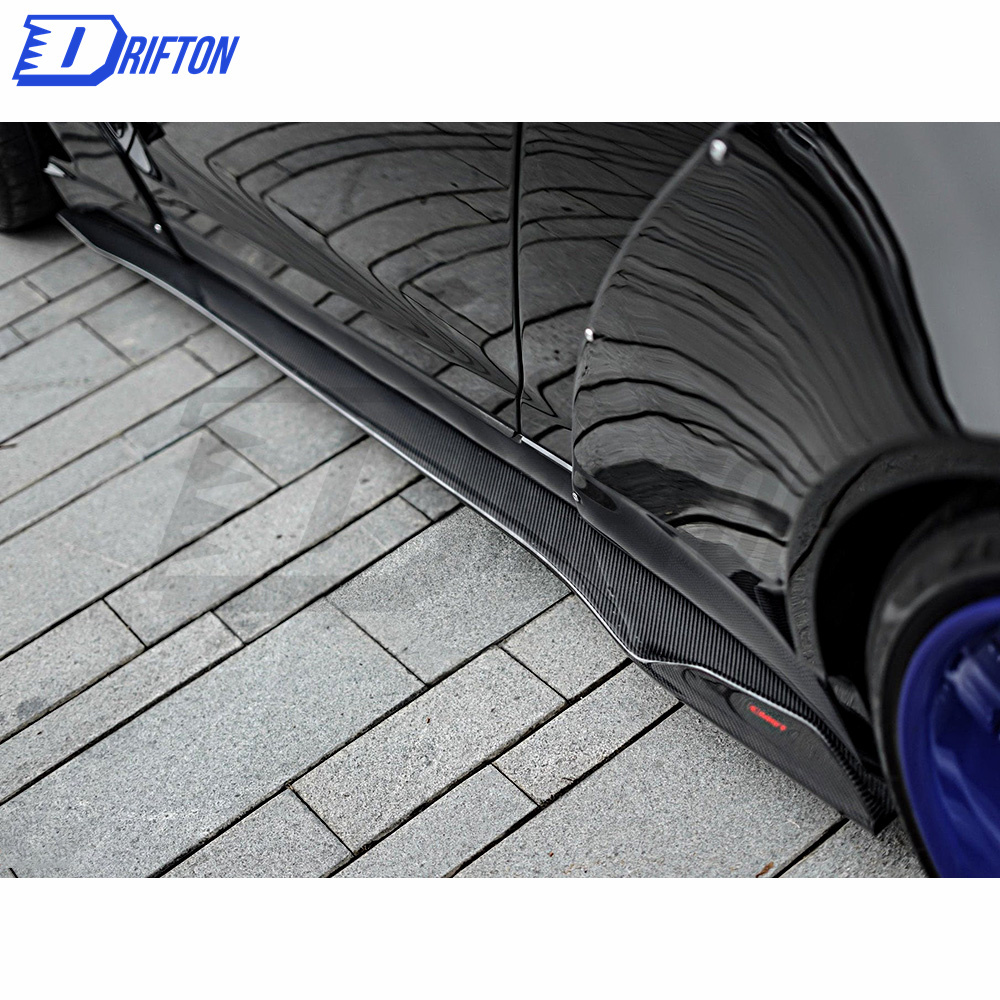 CMST Style Carbon Fiber Side Skirt For Nissan R35 GTR 2008-2016