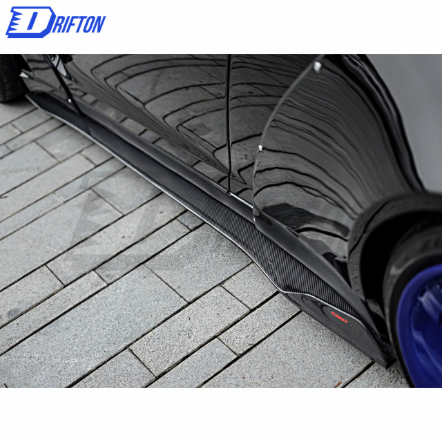 CMST Style Carbon Fiber Side Skirt For Nissan R35 GTR 2008-2016