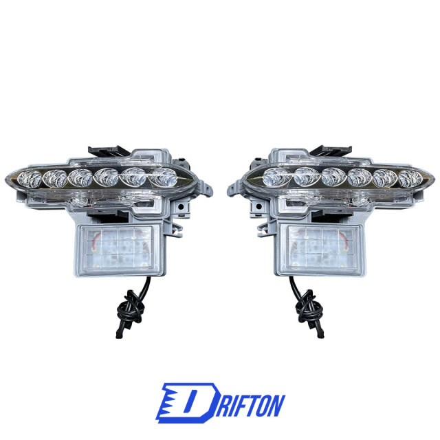 Front Bumper LED DRL Daytime Running Lights For Nissan R35 GTR 2012-2016