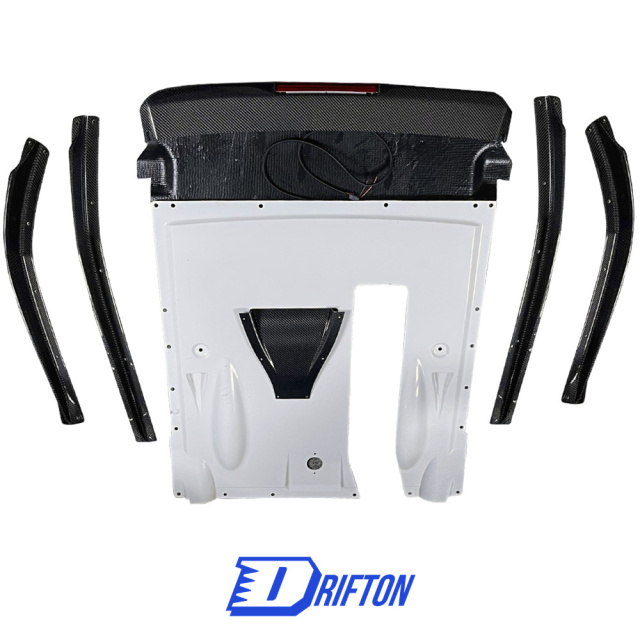 TopSecret-Style Partial Carbon Fiber Rear Diffuser For Nissan R35 GTR 2017-2019