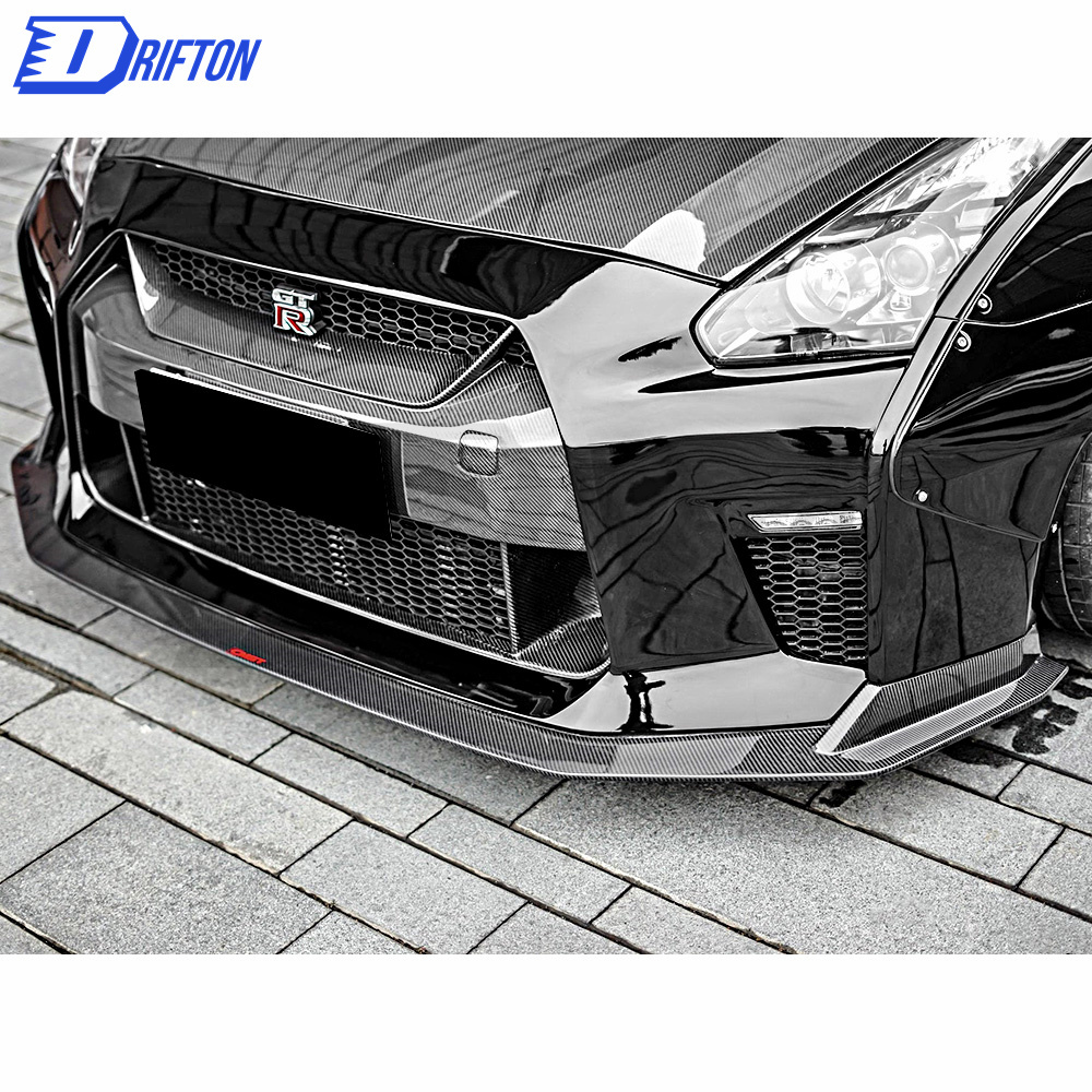 CMST Style Full Carbon Fiber Front Bumper For Nissan R35 GTR 2008-2016