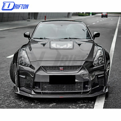 CMST Style Full Carbon Fiber Front Bumper For Nissan R35 GTR 2008-2016
