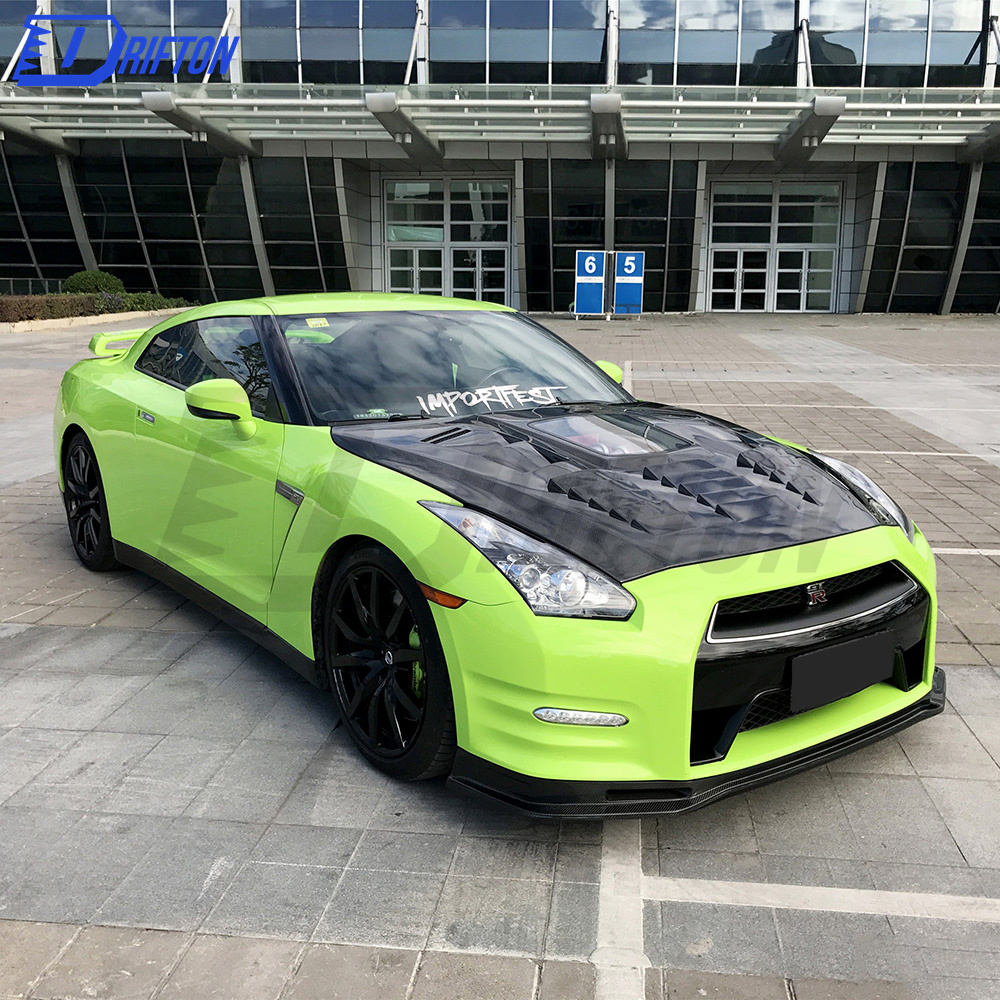 IMP-Style Carbon Fiber Hood For Nissan R35 GTR 2008-2016