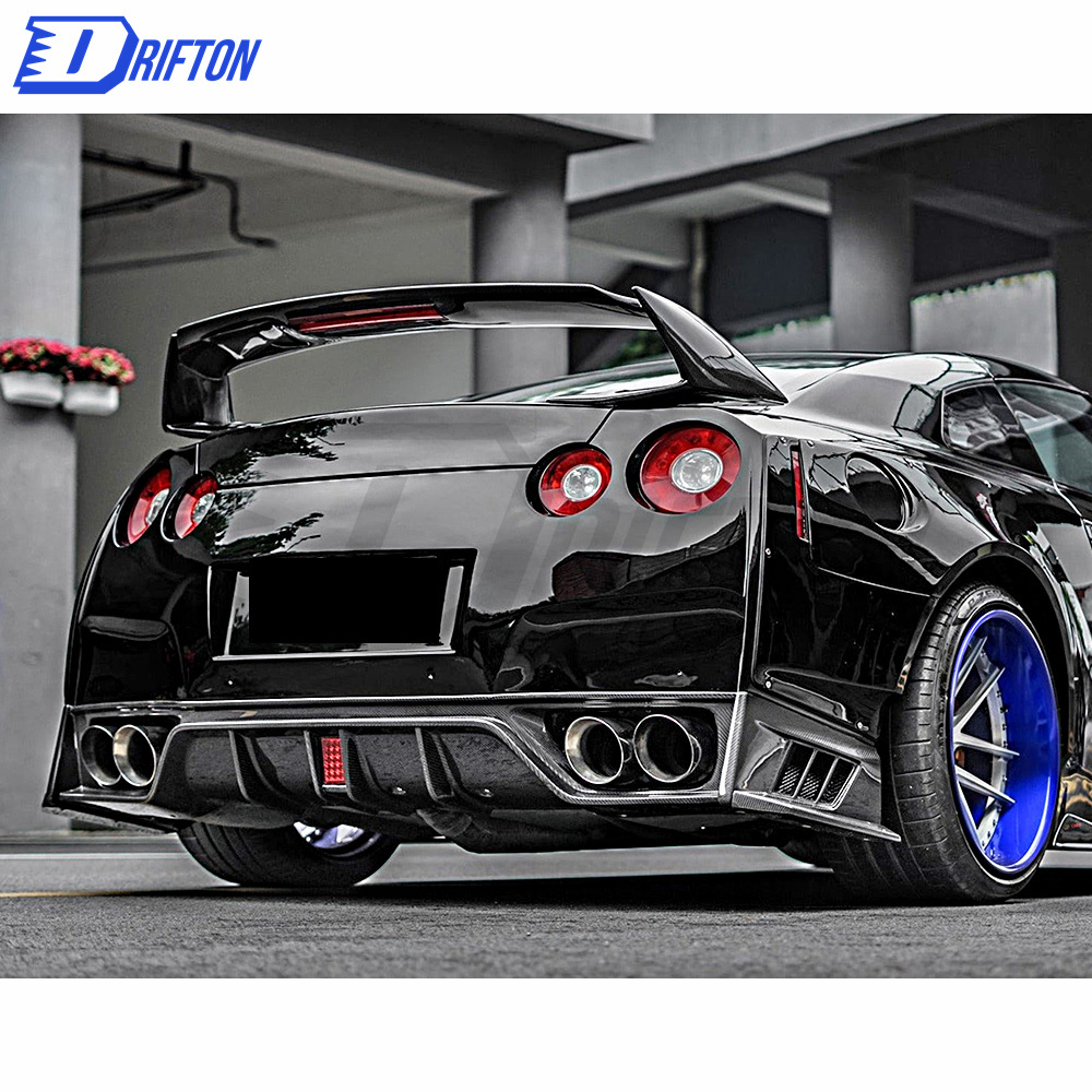 CMST Style Half Carbon Fiber Rear Bumper For Nissan R35 GTR 2008-2021
