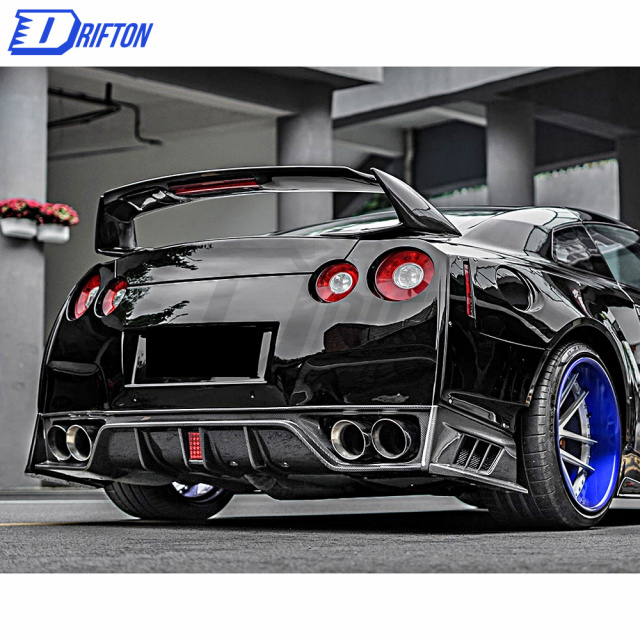 CMST Style Half Carbon Fiber Rear Bumper For Nissan R35 GTR 2008-2021
