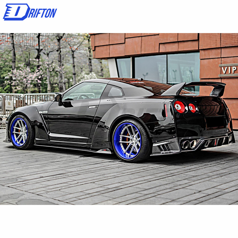 CMST Style Half Carbon Fiber Rear Bumper For Nissan R35 GTR 2008-2021