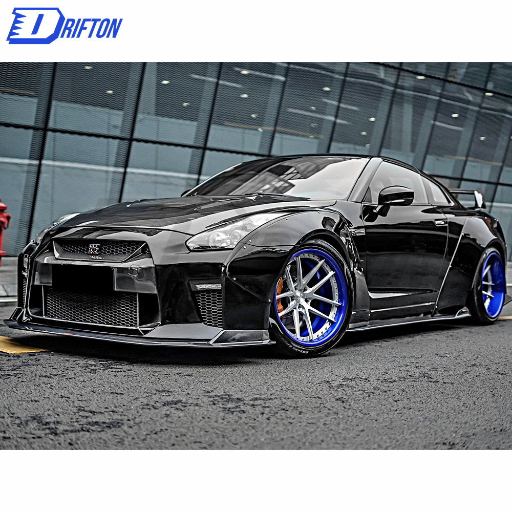 CMST Style Full Carbon Fiber Front Bumper For Nissan R35 GTR 2008-2016