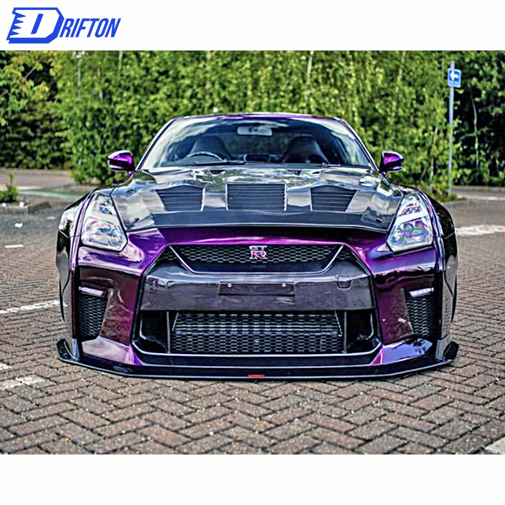 CMST Style Full Carbon Fiber Front Bumper For Nissan R35 GTR 2008-2016