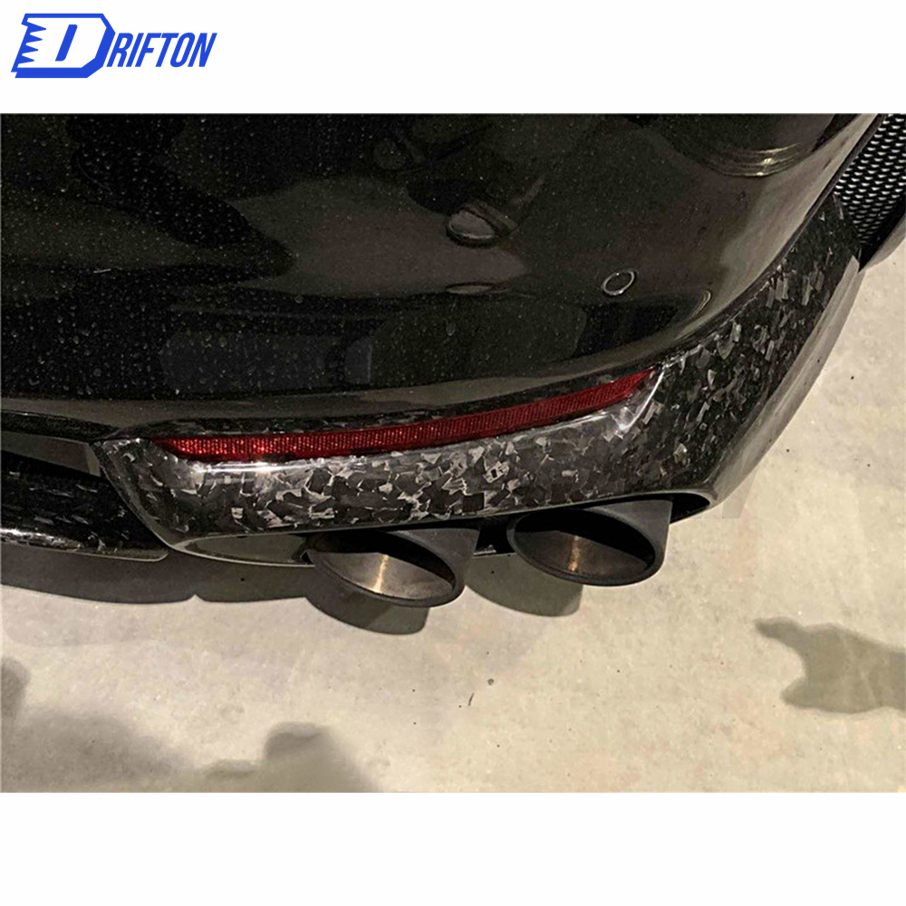 Forged Dry Carbon Fiber Exhaust Heatshield Surround Replacement For Ferrari 812 2017-2018