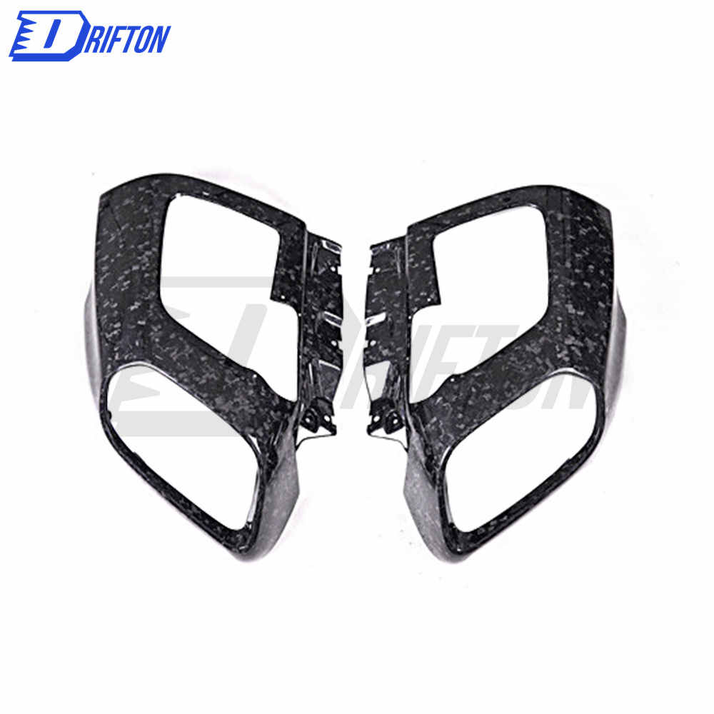 Forged Dry Carbon Fiber Exhaust Heatshield Surround Replacement For Ferrari 812 2017-2018