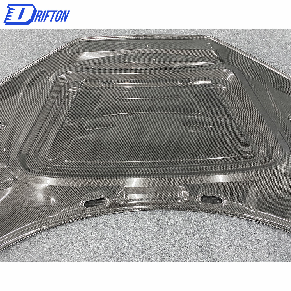 Oking Style Both Side Carbon Fiber Hood For Audi R8 2016-2019