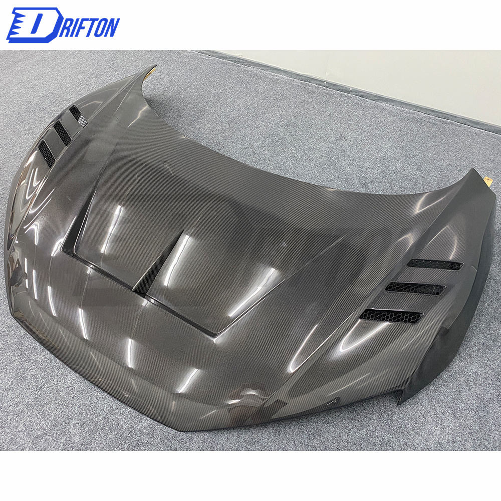 Oking Style Both Side Carbon Fiber Hood For Audi R8 2016-2019