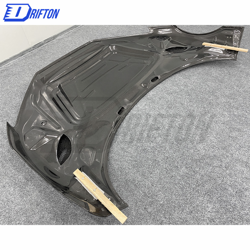 Oking Style Both Side Carbon Fiber Hood For Audi R8 2016-2019