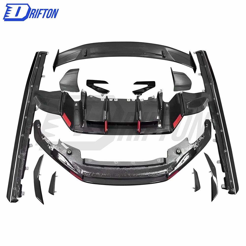 Performance Style Dry Carbon Fiber Side Skirt For Audi R8 2016-2018