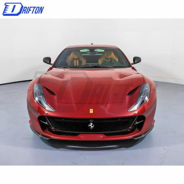 Forged Dry Carbon Fiber Bumper Aero Insert Replacement For Ferrari 812 Superfast GTS 2017-2023