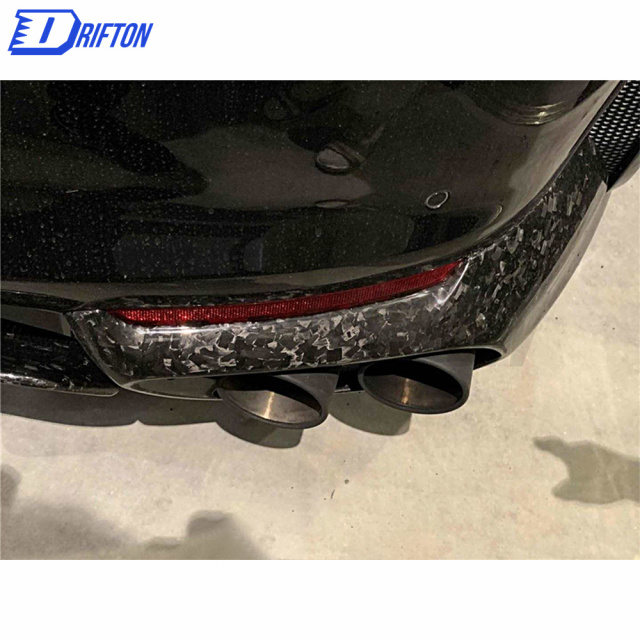 Forged Dry Carbon Fiber Exhaust Heatshield Surround Replacement For Ferrari 812 2017-2018