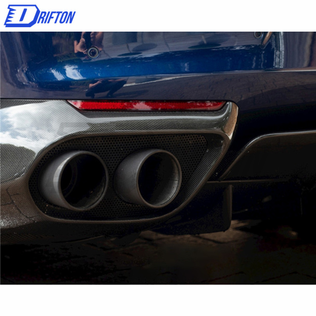 Dry Carbon Fiber Exhaust Heatshield Surround Replacement For Ferrari 812 2017-2018