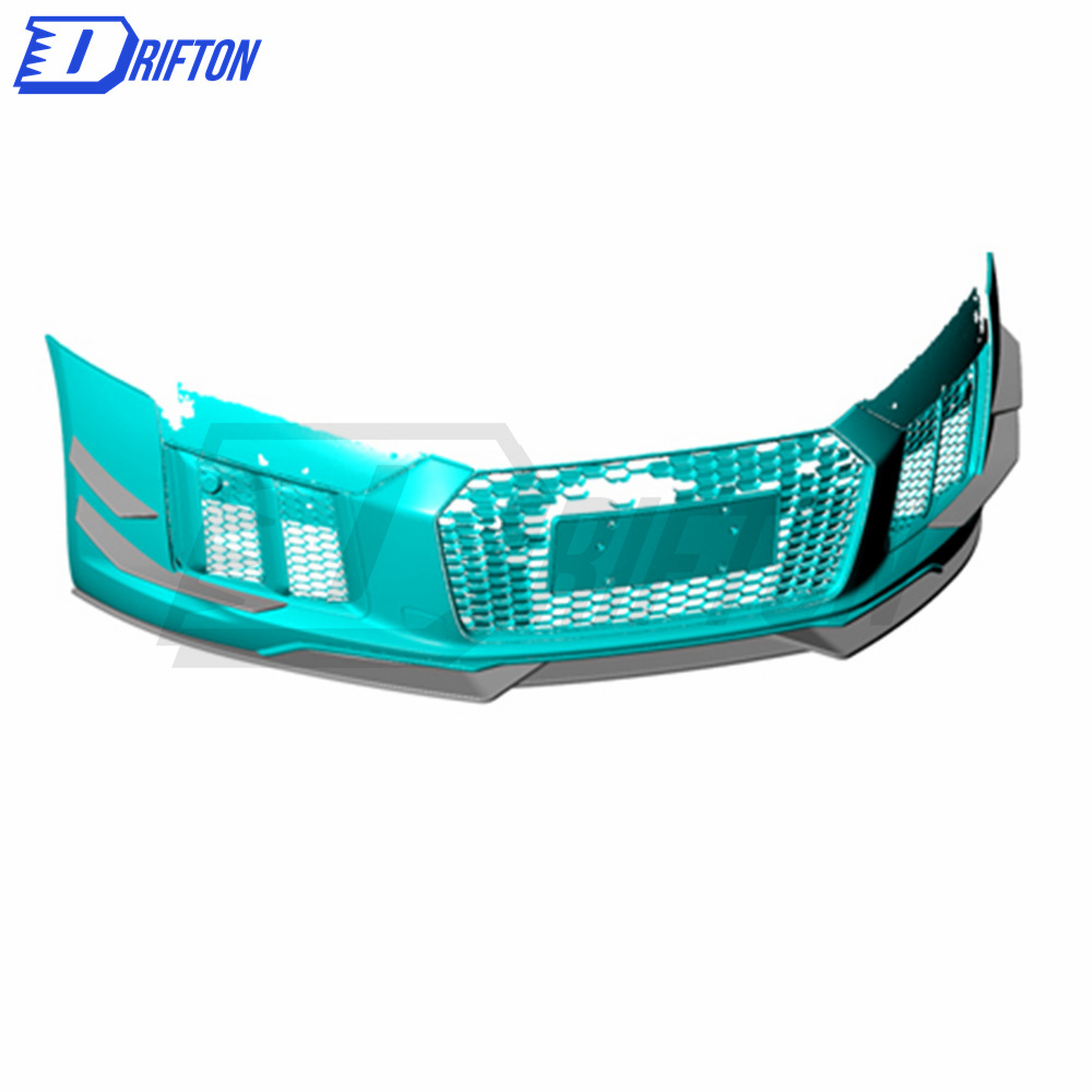 Carbon Fiber Front Bumper Canards For Audi R8 V10 2016-2019
