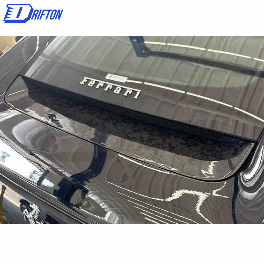 OEM Style Forged Dry Carbon Fiber Rear Trunk Trim For Ferrari 812 Superfast GTS 2017-2023