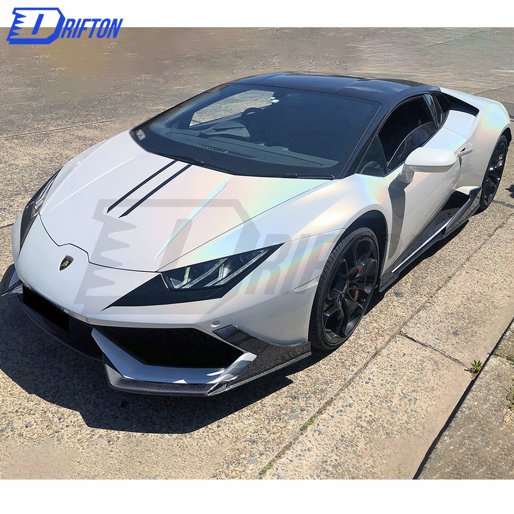 MAD Style Carbon Fiber Front Bumper Splitter For Huracan LP610-4 2014-2017