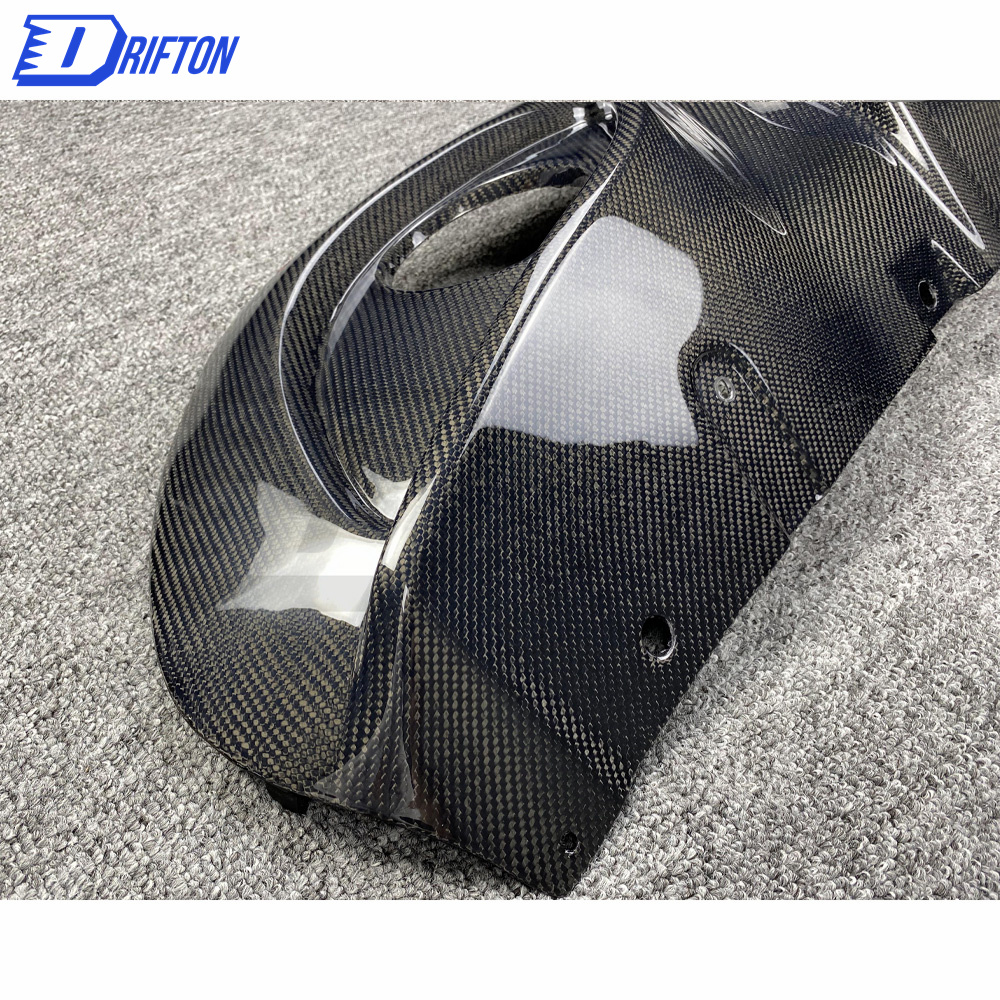 B Style Carbon Fiber Rear Diffuser For Alfa Romeo Giulia Base Ti 2016-2018