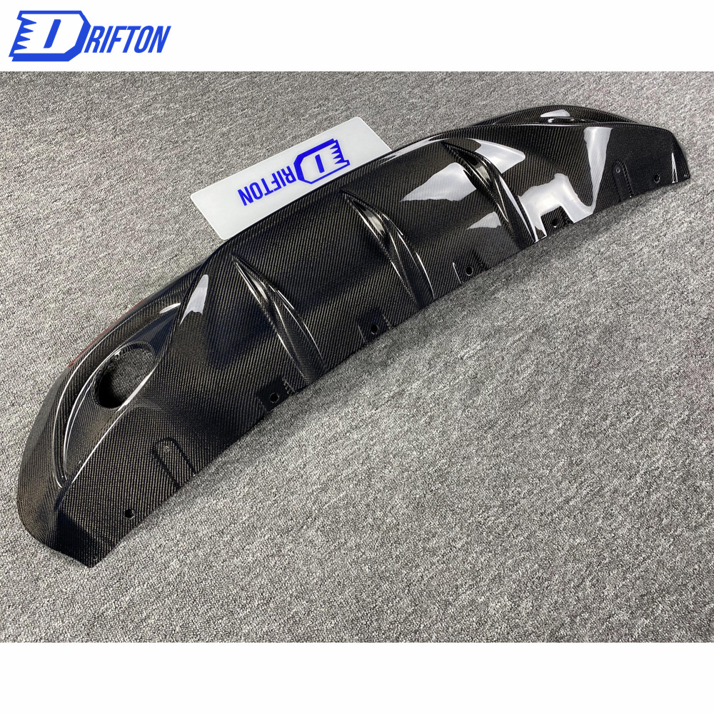 B Style Carbon Fiber Rear Diffuser For Alfa Romeo Giulia Base Ti 2016-2018