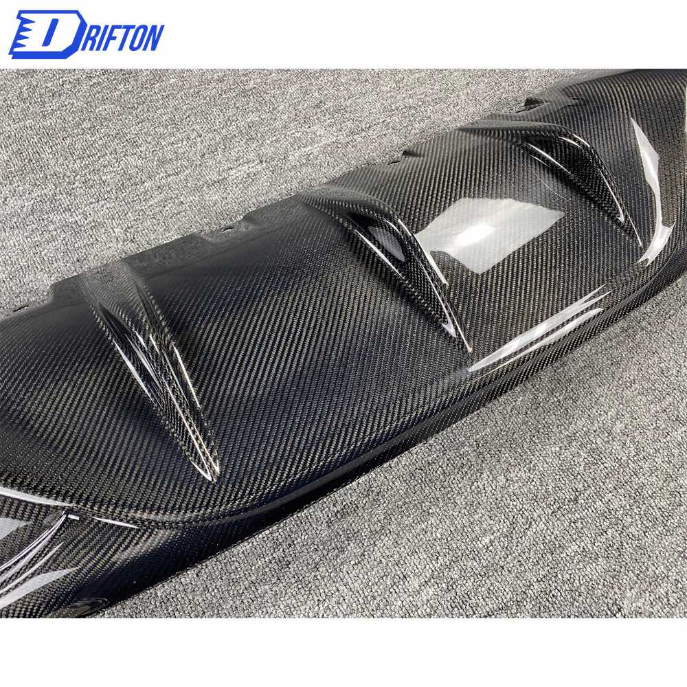 B Style Carbon Fiber Rear Diffuser For Alfa Romeo Giulia Base Ti 2016-2018