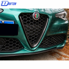 Quadrifoglio Style Carbon Fiber Front Lip For Alfa Romeo Giulia Base Ti 2016-2018