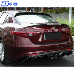 A Style Carbon Fiber Roof Spoiler For Alfa Romeo Giulia 2016-2018