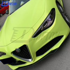 Quadrifoglio Style Carbon Fiber Front Lip For Alfa Romeo Giulia Base Ti 2016-2018