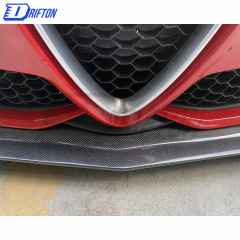 Carbon Fiber Front Lip For Alfa Romeo Giulia Sport Milano 2016-2018