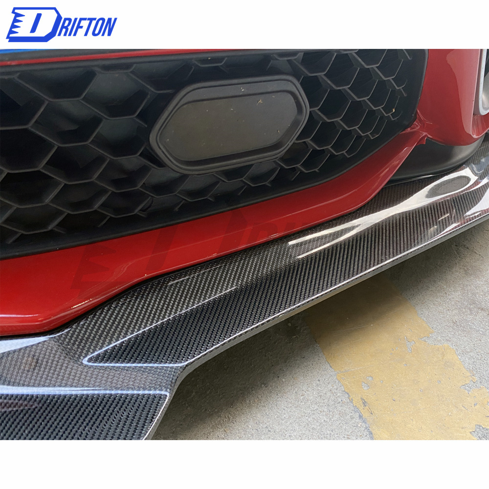 Carbon Fiber Front Lip For Alfa Romeo Giulia Sport Milano 2016-2018