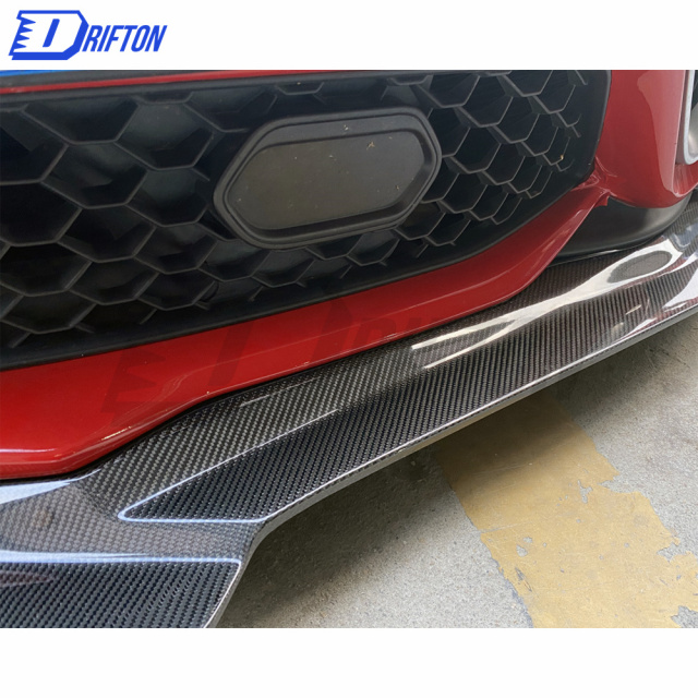Carbon Fiber Front Lip For Alfa Romeo Giulia Sport Milano 2016-2018