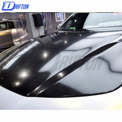 Quadrifoglio Style Dry Carbon Fiber Hood For Alfa Romeo Quadrifoglio Giulia 2016-2018
